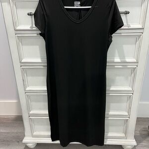 32 Degrees Black Midi Dress NWOT Sz M